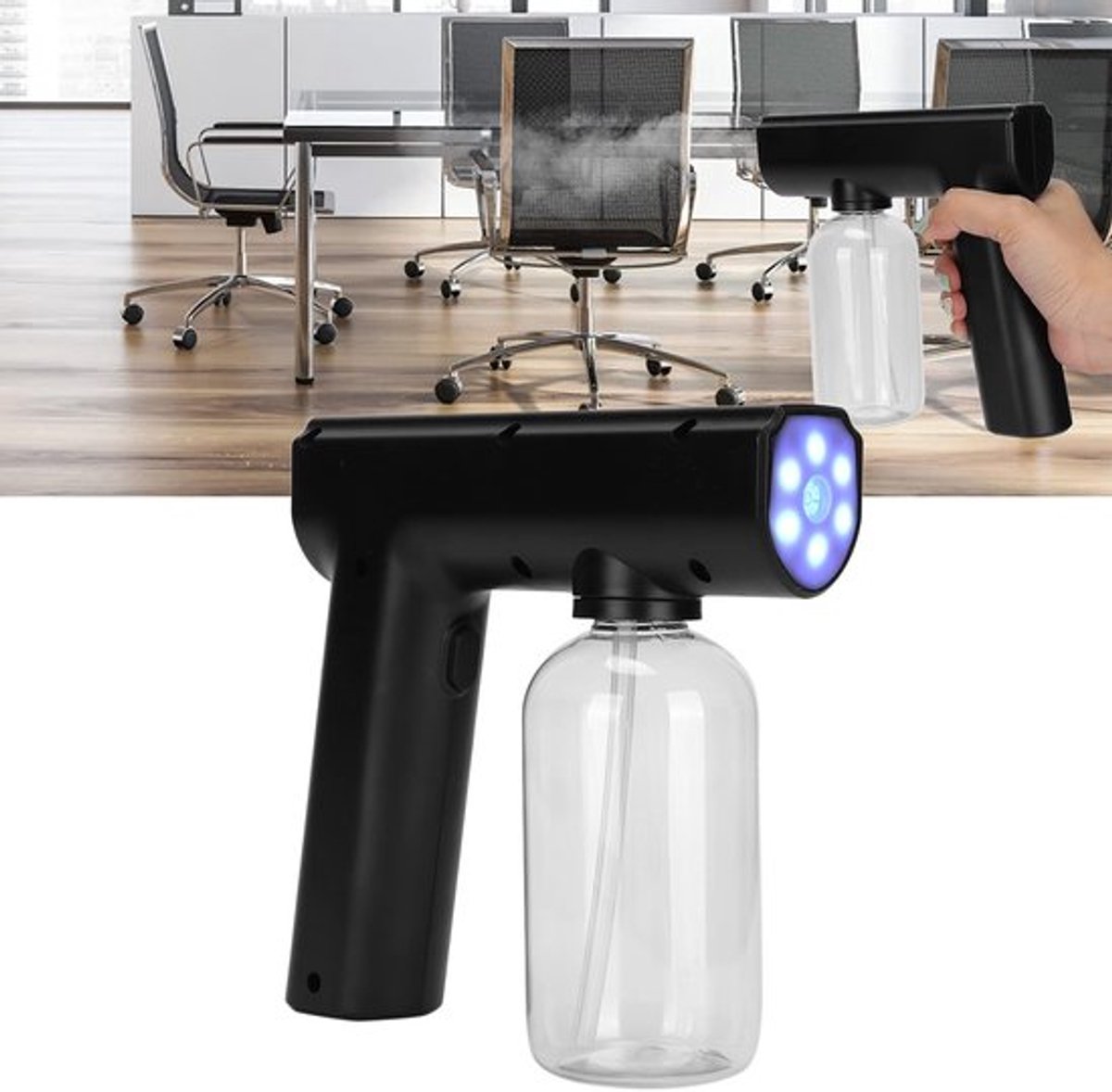 Draadloze Nano Verstuiver met Blauw Licht