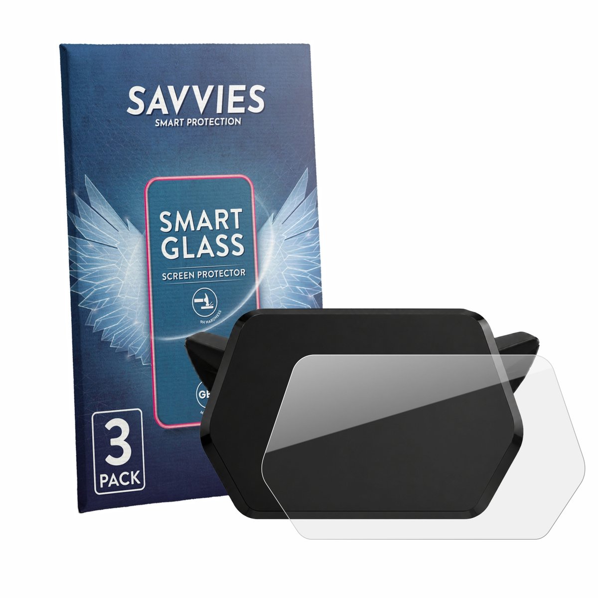 3 Stuks Savvies Screenprotector - geschikt voor Navee XT5 Max - beschermfolie glas transparant