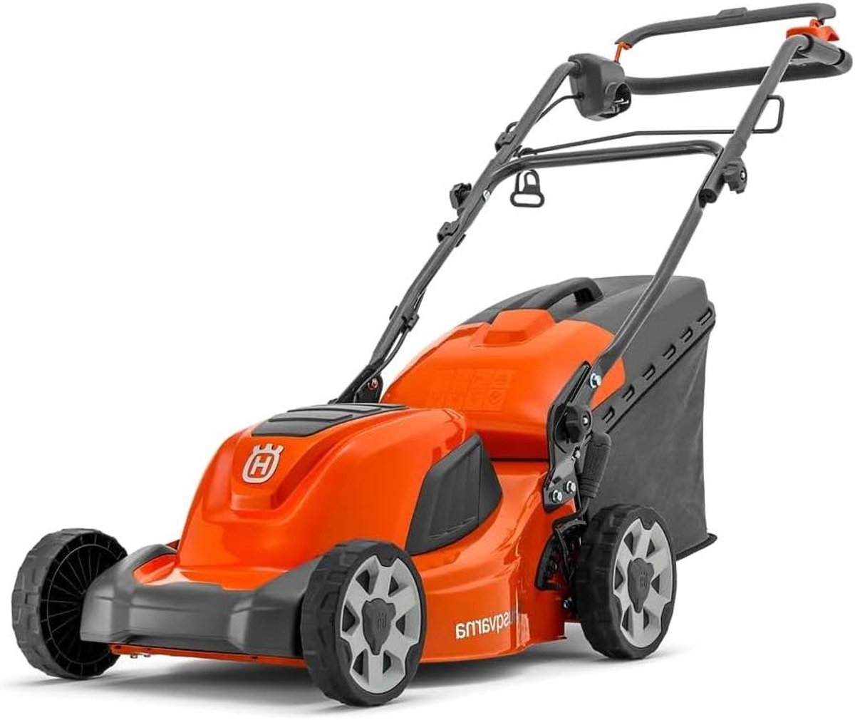 Elektrische Grasmaaier - Duwmaaier Tuin - Gazon Onderhoud - Robuust Kunststof - 41 cm Snijbreedte - Oranje