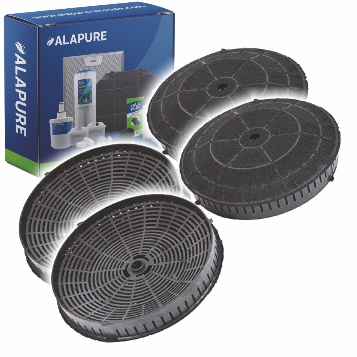 2x Koolstoffilter voor Beko 9178002736