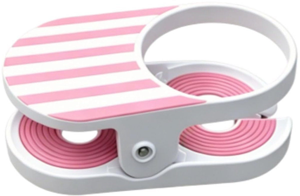 Drankhouder - 2 stuks clip-on universeel met klem voor strandstoel bureau tafel zwembad buitengebruik draagbaar bekerhouder
