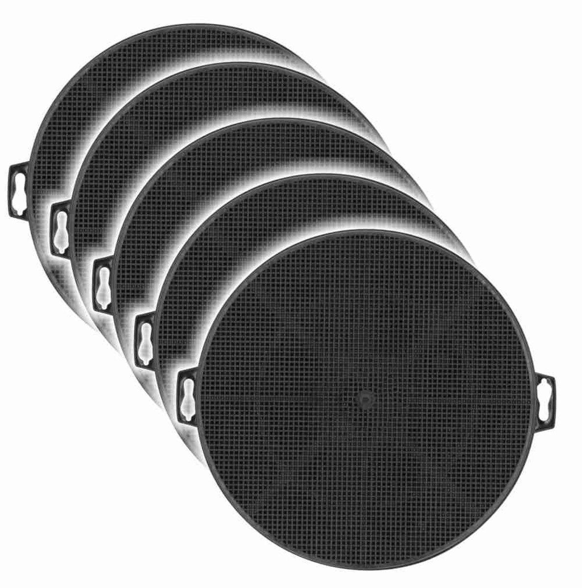 5x WPRO Koolstoffilter Type B210 / FAC539 / 484000008579 / CHF210/1