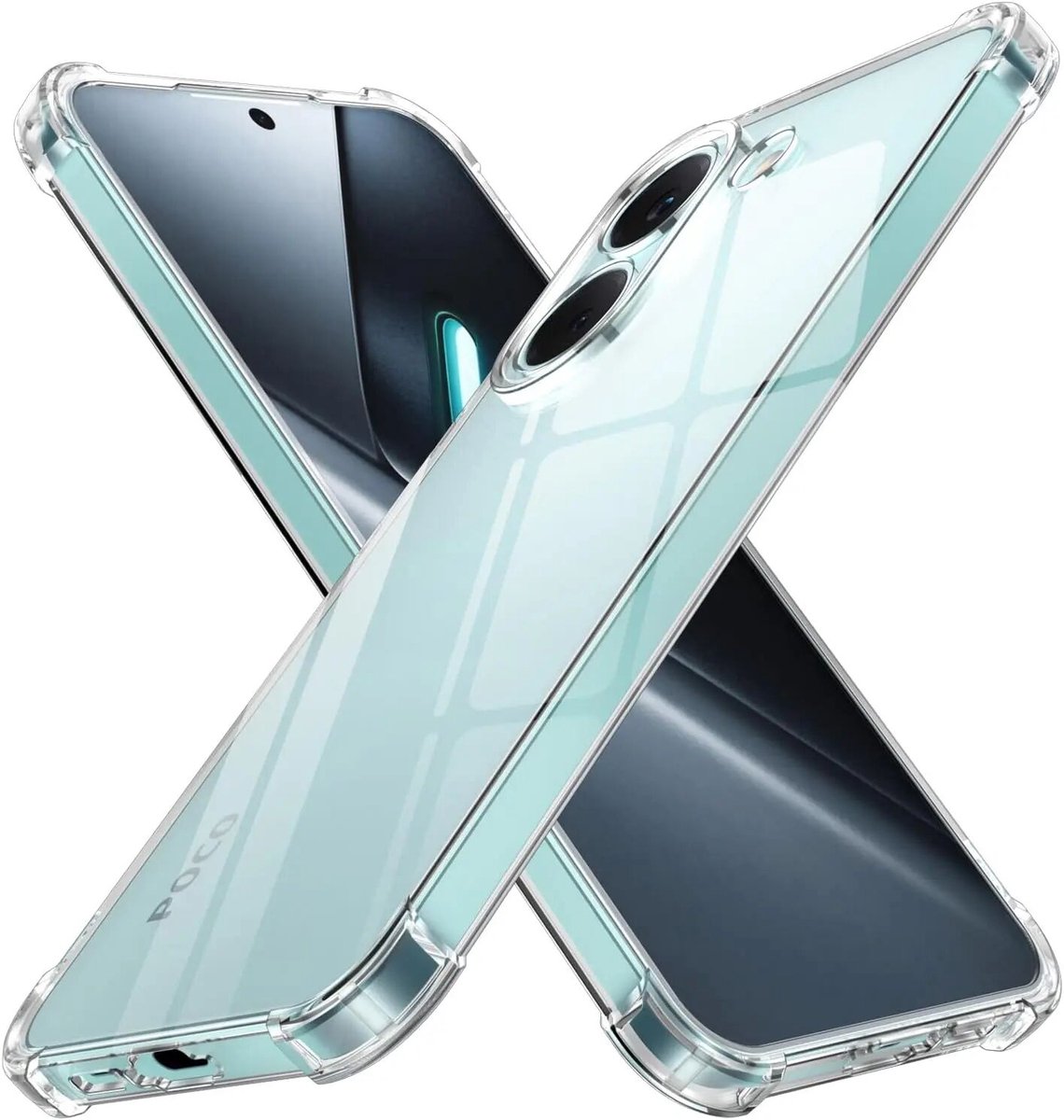 Transparant Hoesje Geschikt voor Xiaomi Poco X8 Pro | Schokbestendig TPU | Back Cover | Dun | Flexibel | Shockproof | Doorzichtig