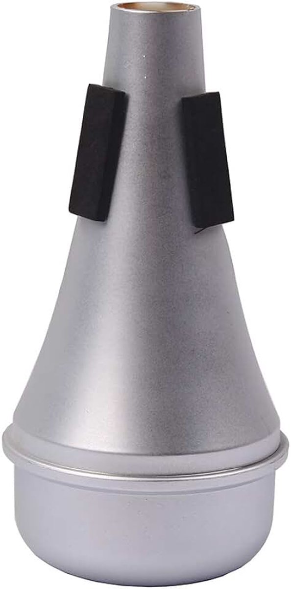 Professionele Trompet Straight Practice Cup Mute Lichtgewicht Silencer Muical,Chrome
