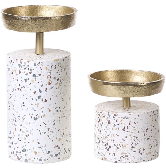 BELIANI KAENGAN - Kandelaar set van 2 - Goud - Aluminium