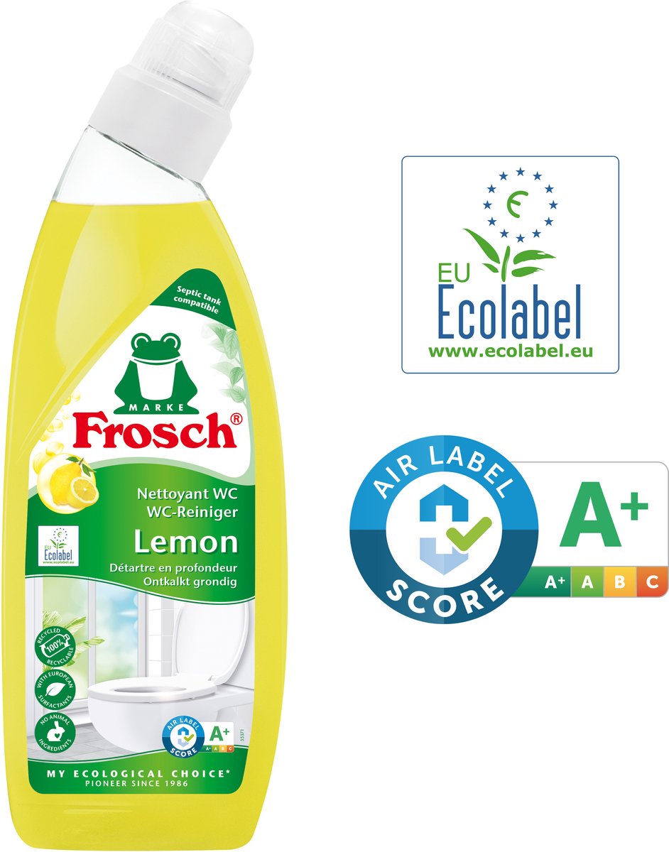 Frosch WC-reiniger Lemon - 10 x 750 ml