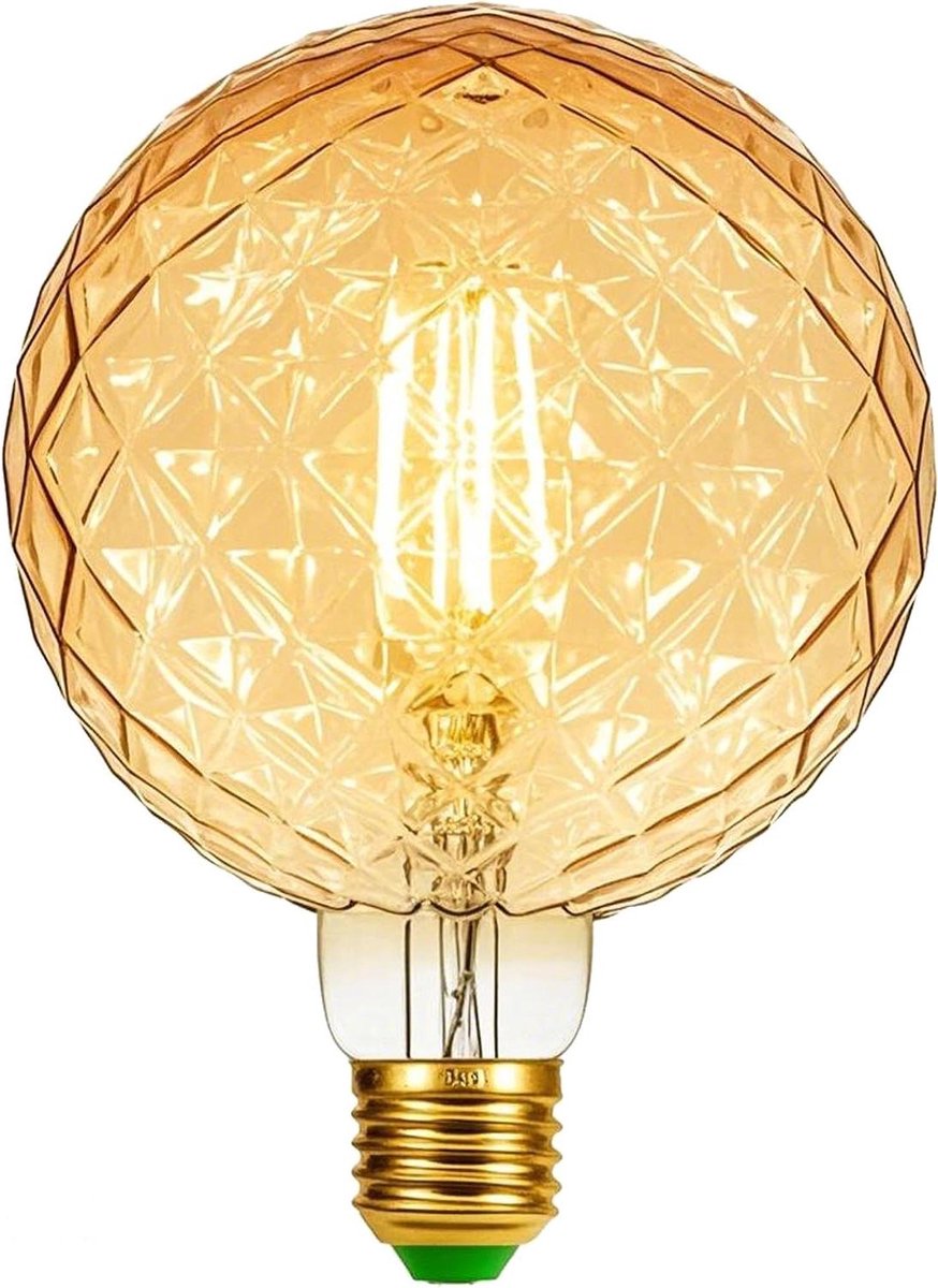 Decoratieve Lamp - Grote Bol - Sfeerverlichting Creëren - Vintage Edison Stijl - D125mm - Warm Wit