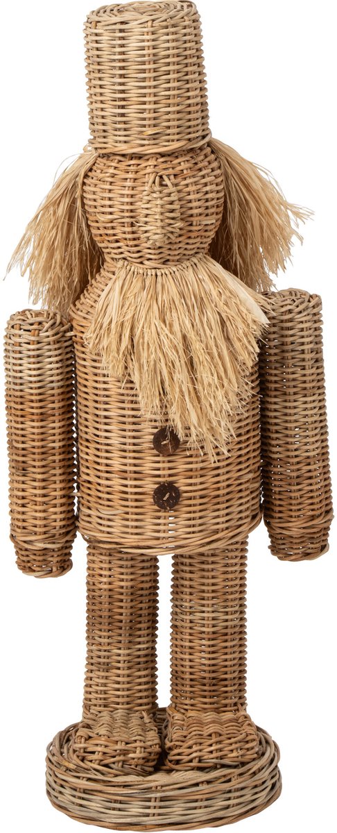 J-Line Notenkraker - rotan - naturel - small