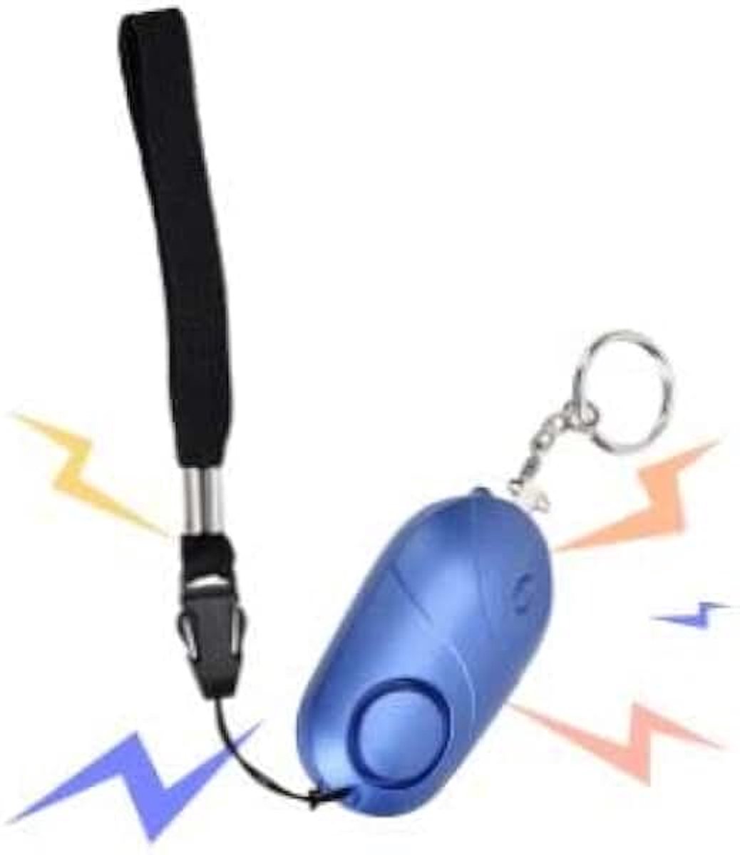 Beveiliging Alarm Sleutelhanger, LED Emergency Zelfverdediging Sleutelhanger Persoonlijk Alarm Persoonlijk Verdediging Alarm voor Vrouwen/Kinderen/Ouderen