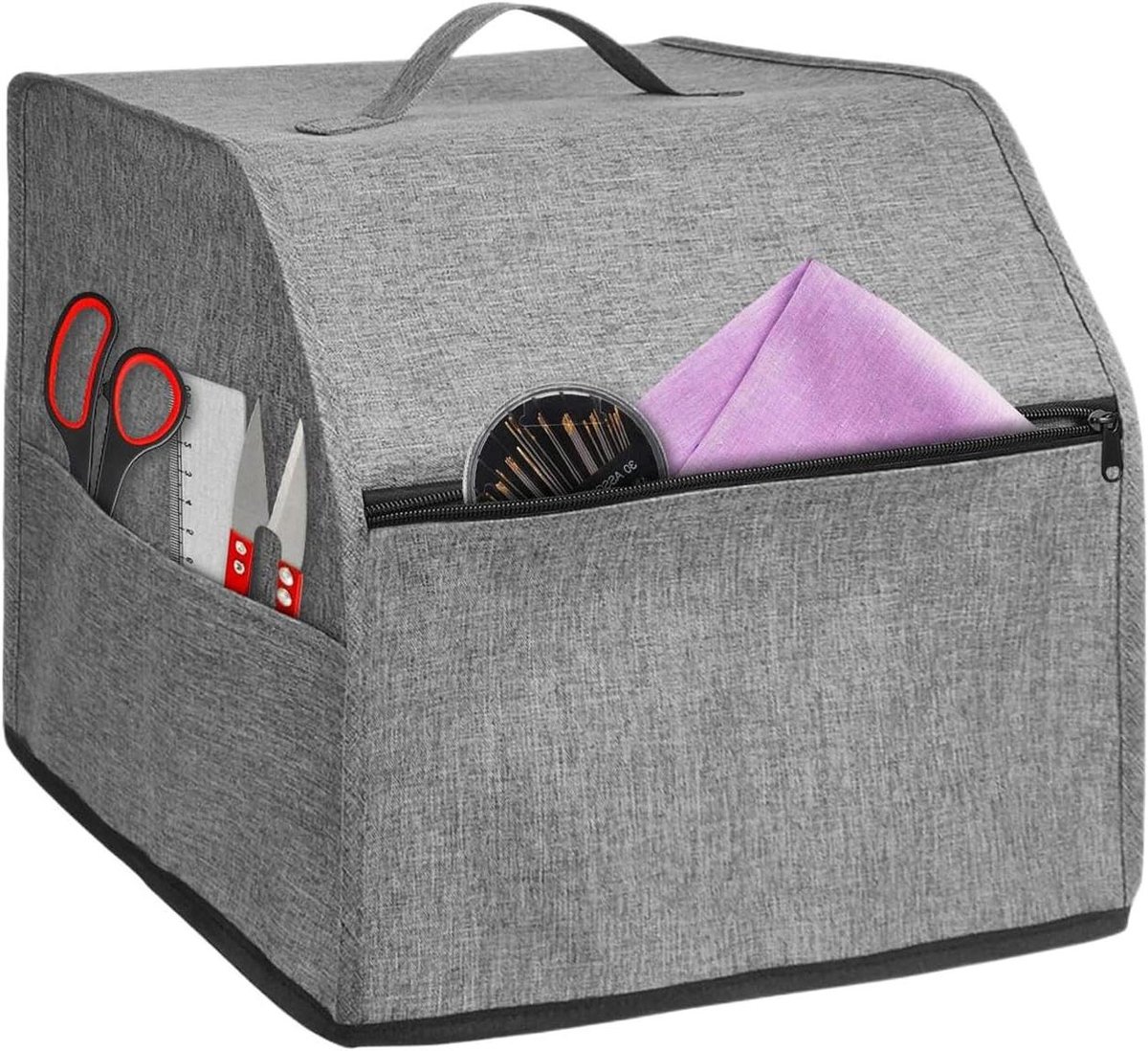 Naaimachinehoes - Beschermhoes - Stofvrij Houden - Waterdicht Nylon - 32x29.5x31cm - Grijs