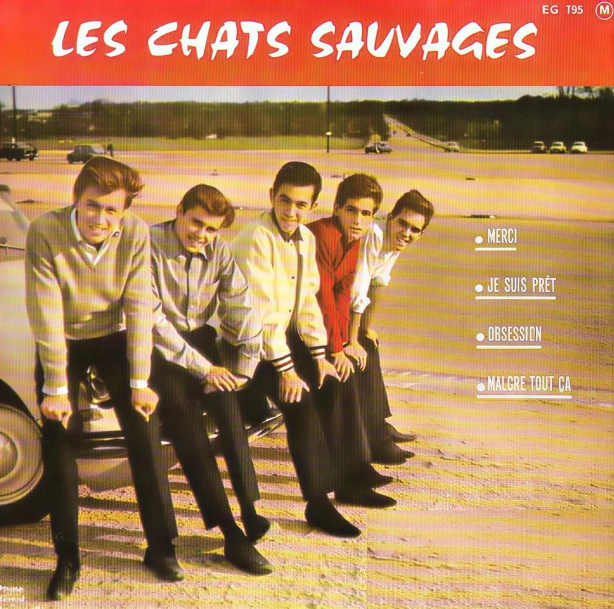 Les Chats Sauvages - Merci/Obsessions (5" CD Single)
