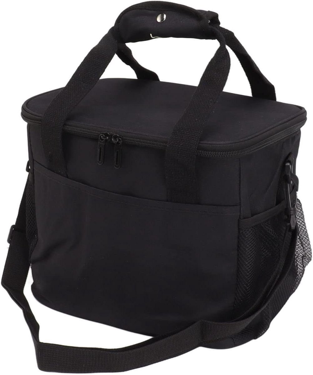 Lunchtas - Koeltas - Eten meenemen - Vriesbare voering - 15L - Zwart