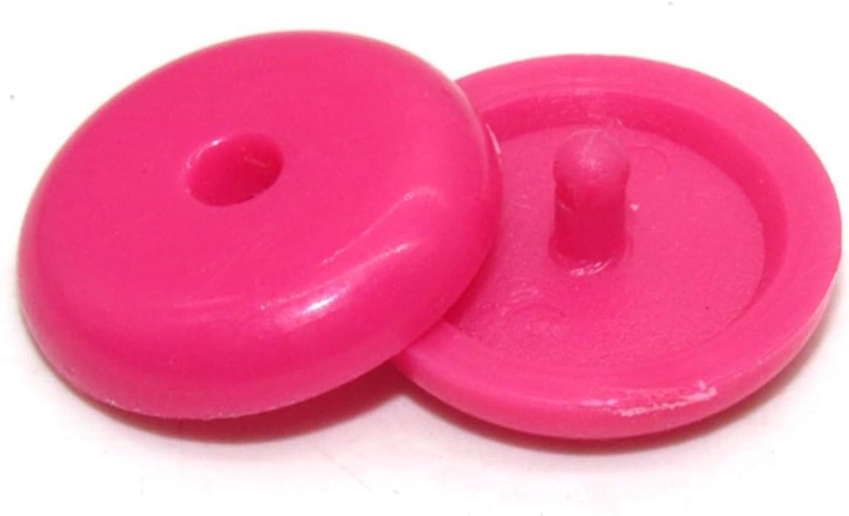 Gordel Stopper - Gesp Knop - Veiligheid Gordel - Universele Clip - 10 Stuks - Rose Rood