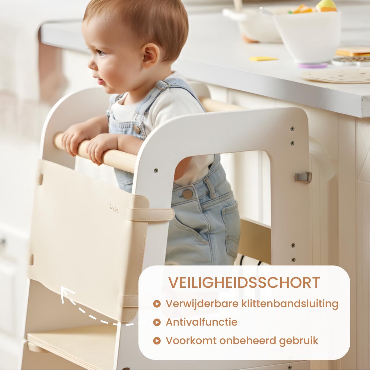 SnelShoppen - Montessori Observatietoren voor Kinderen, Converteerbaar in Kantoor, Leertoren, Observatietoren, Hoge Kruk voor Kinderen van 12 Maanden
