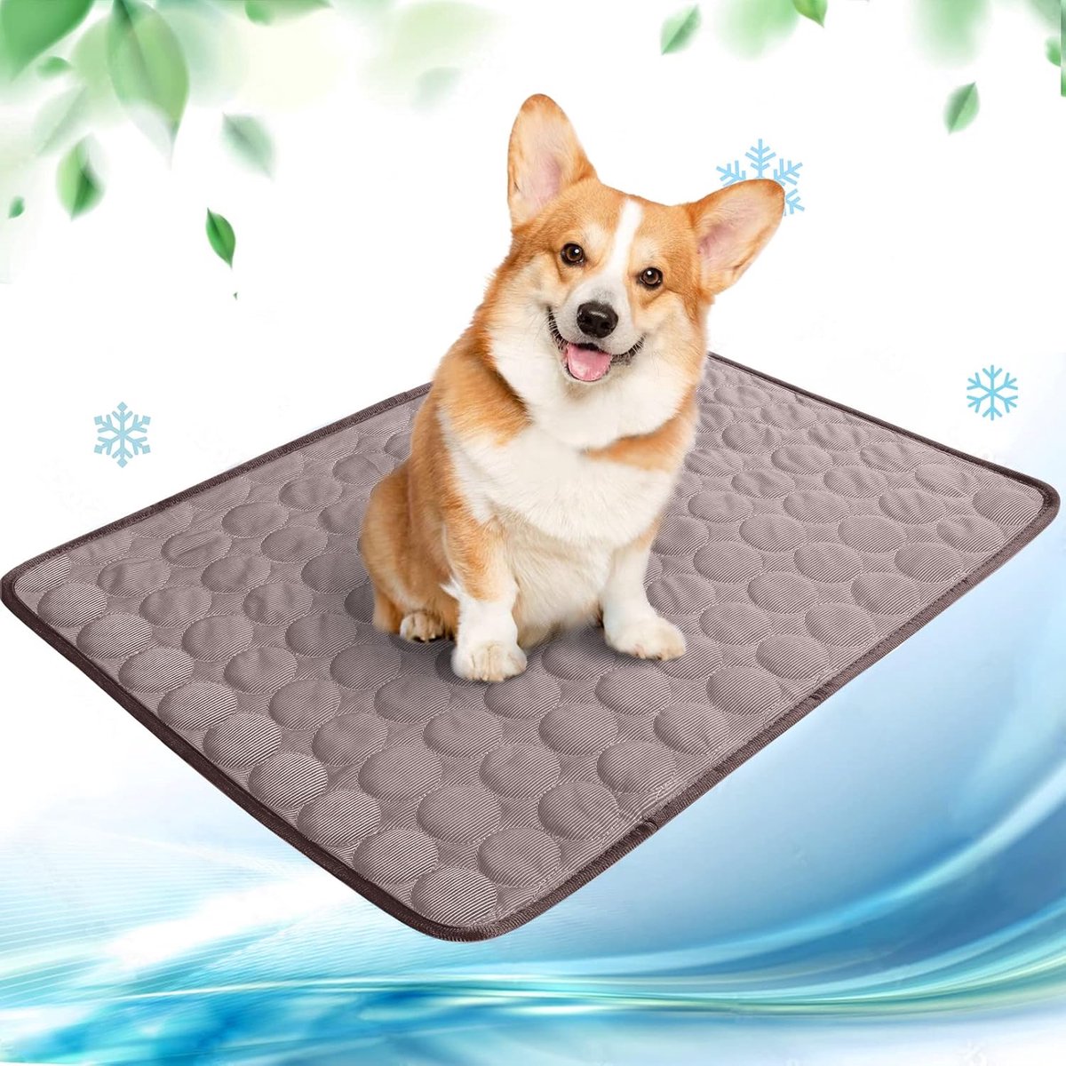 Koelmat voor honden, zelfkoelende hondenmat, zomer, koelkussen, hondenmat voor thuis, onderweg of in de auto