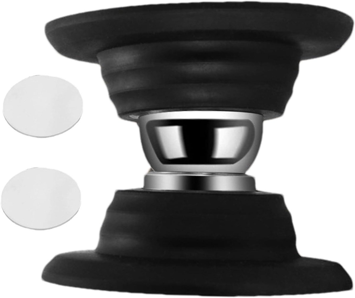 Magnetische Deurstopper - Deurvanger Deurhouder - Deur Beschermen - Geen Boren Nodig - 5.5 cm - Zwart