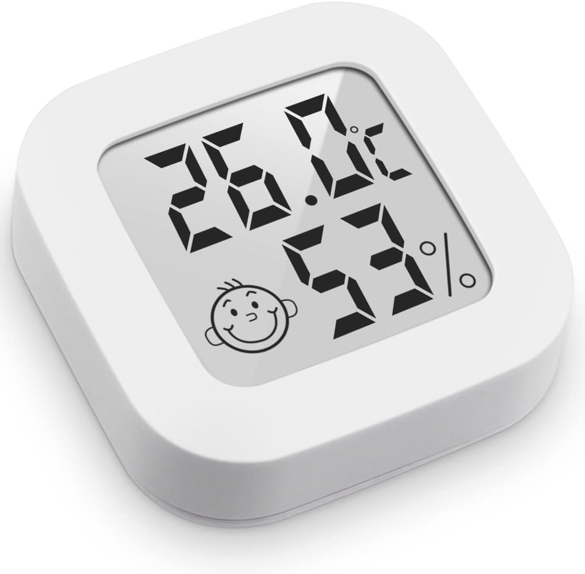 hygrometer, voor binnen, digitaal, hoge precisie, temperatuurmonitor en vochtigheidsmeter, thermo-hygrometer, comfortniveau-indicator