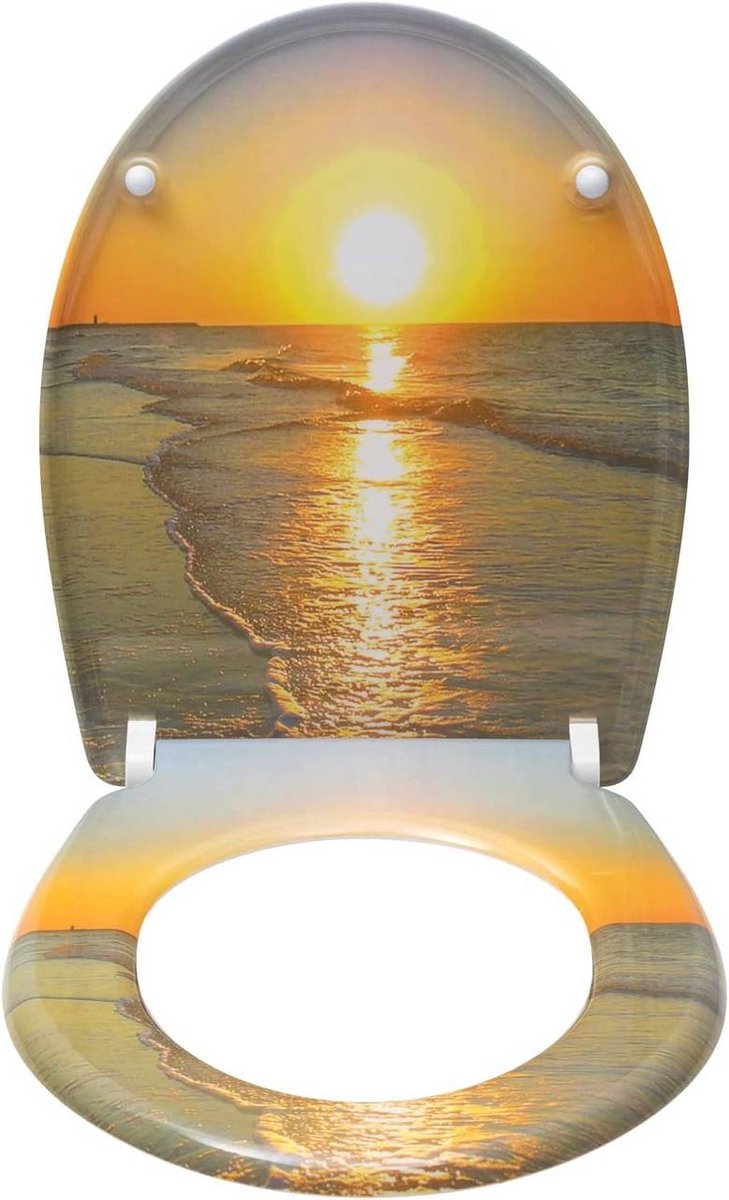 SureDeal® - Duroplast - Zitting Sunrise - Soft close mechanisme - Snelsluitsysteem