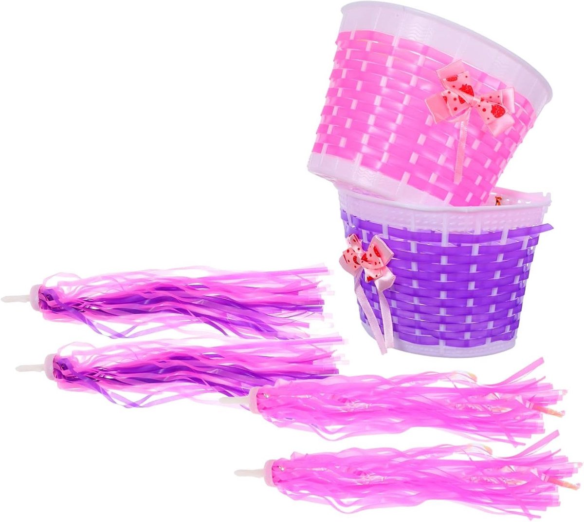 Kinderfiets Decoratie Fiets Accessoires Fiets Versieren Vliegende Streamers 2 Delige djes Meerdere Kleuren