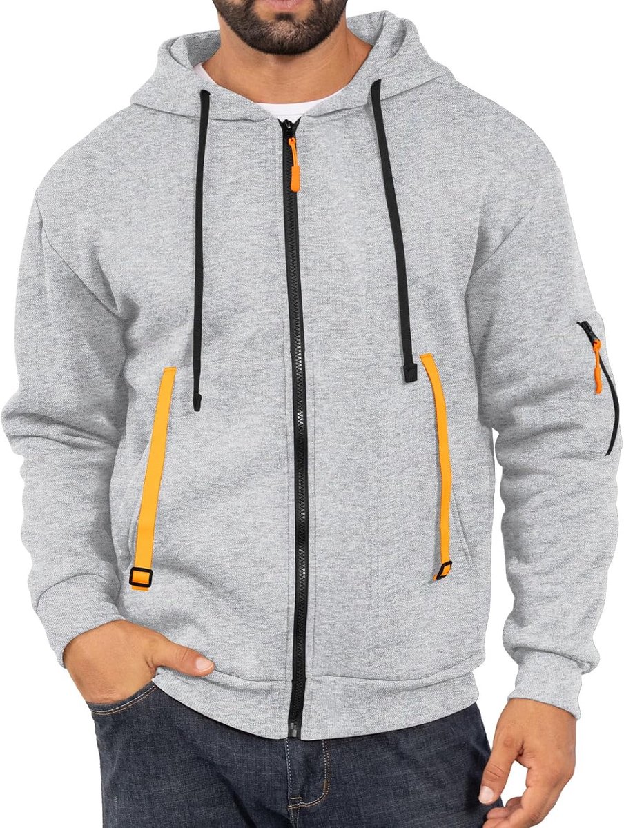 Hoodies casual lange mouwen sweatshirts fleece jas hoodie top met zak