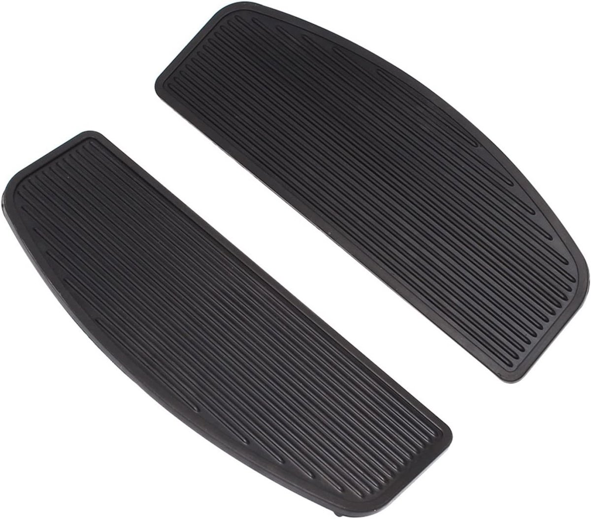 Motorfiets Voetsteunen - Rijders Pedalen - Comfortabel Rijden - Antislip Rubber - 500 Gram - Zwart