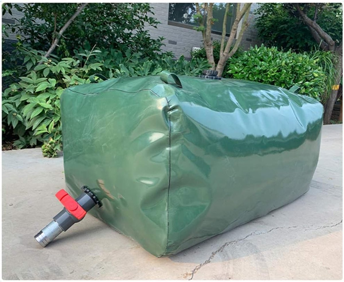 Grote waterzak - Opvouwbare tank - Water opslaan - Duurzaam PVC materiaal - 385 liter - Groen