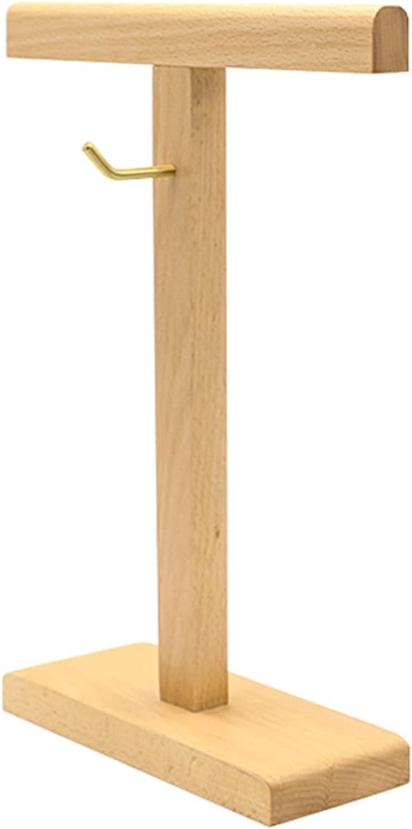 Hoofdtelefoonstandaard Hout - Headset Houder - Bureau Organisatie - Massief Hout - 19 x 8 x 32.5mm - Niet gespecificeerd