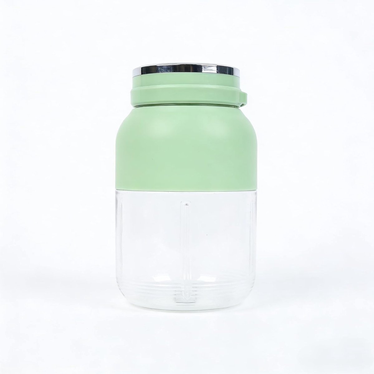 Flessenmixer Draagbaar - Smoothie Maker - Verse Drankjes Maken - 38 Roestvrijstalen Messen - 1200 ml - Groen