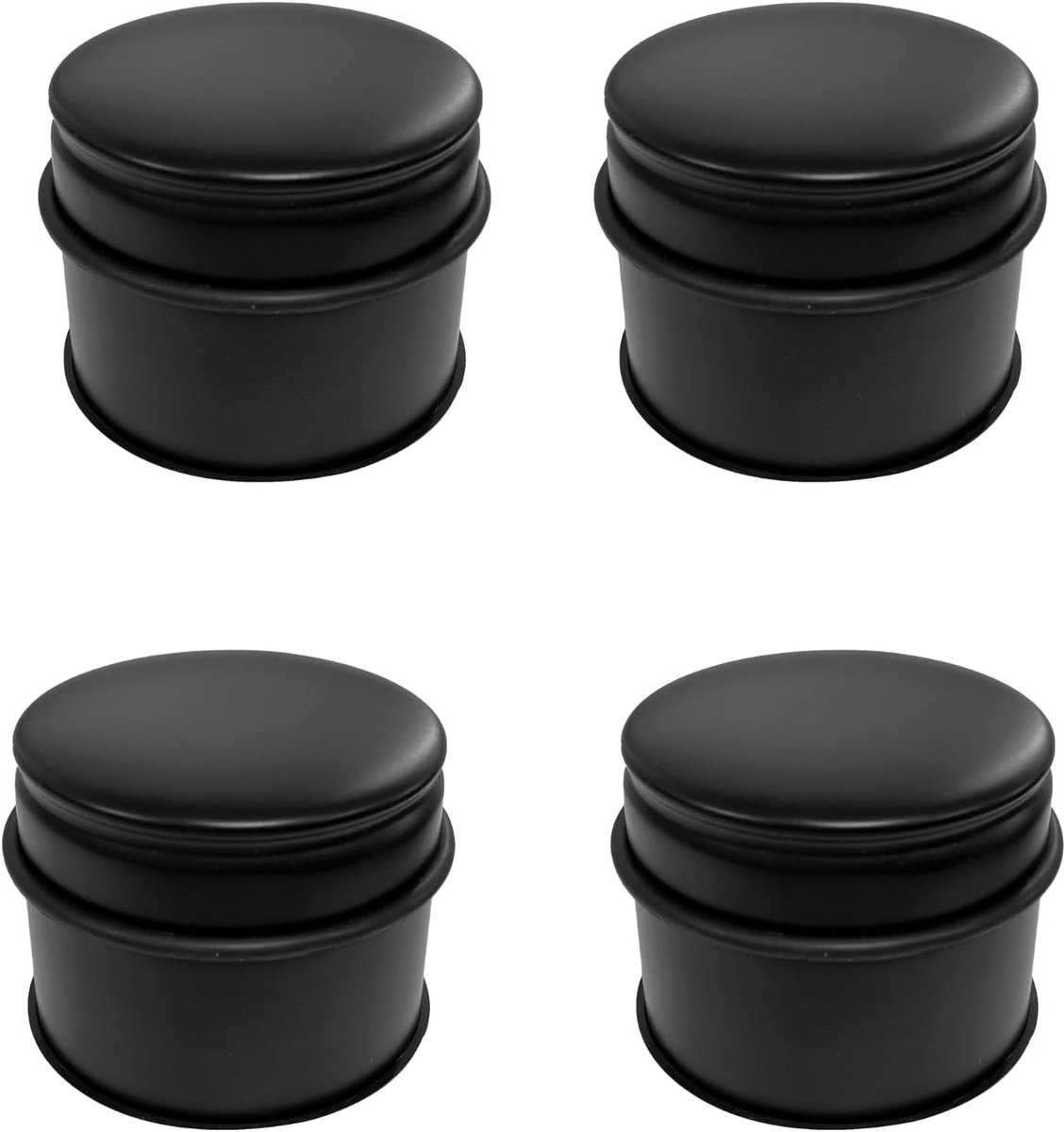 Deurstoppers Set - Deurvastzetters - Deuren Open Houden - Zwaar Antislip - 4 Stuks - Mat Zwart