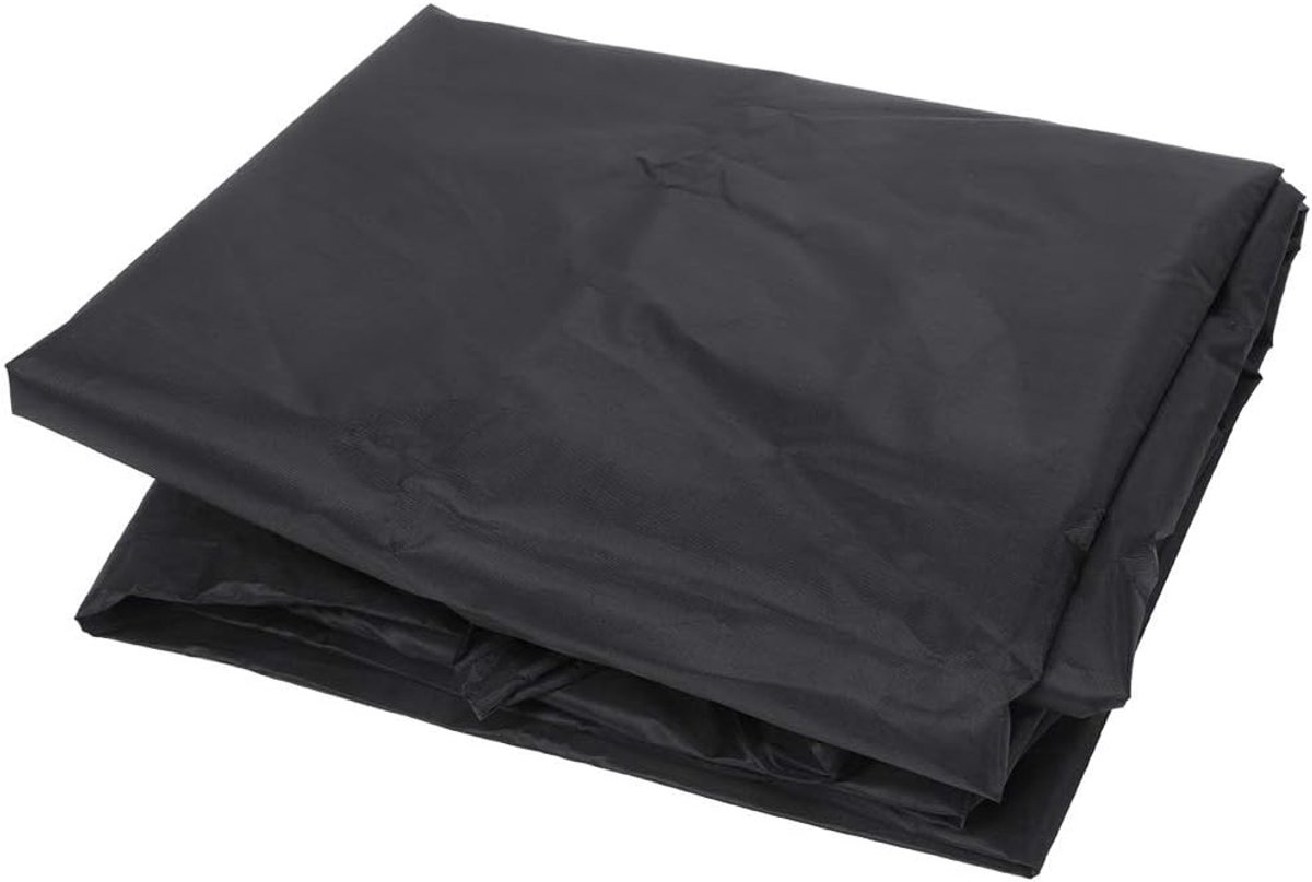 Gazontractor bladzak - Opvangzak tuinafval - Tuin reinigen - Hoge capaciteit - 244x142 cm - Zwart