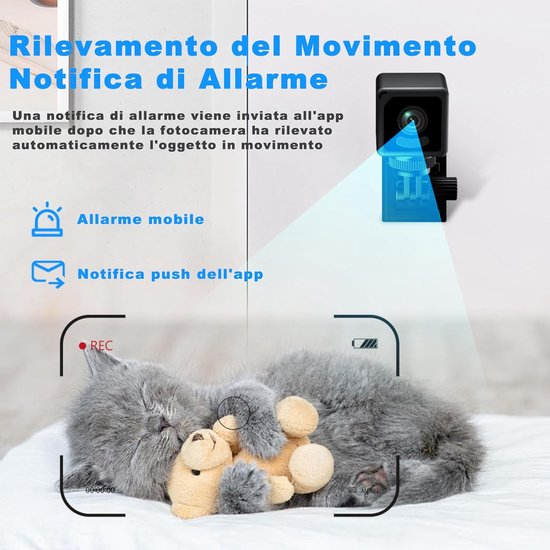 Mini Camera Wifi - Spy Camera Micro - Thuis Bewaken - Ingebouwde Magneet - 3.2cm x 3.2cm x 3.2cm - Zwart — afbeelding 4