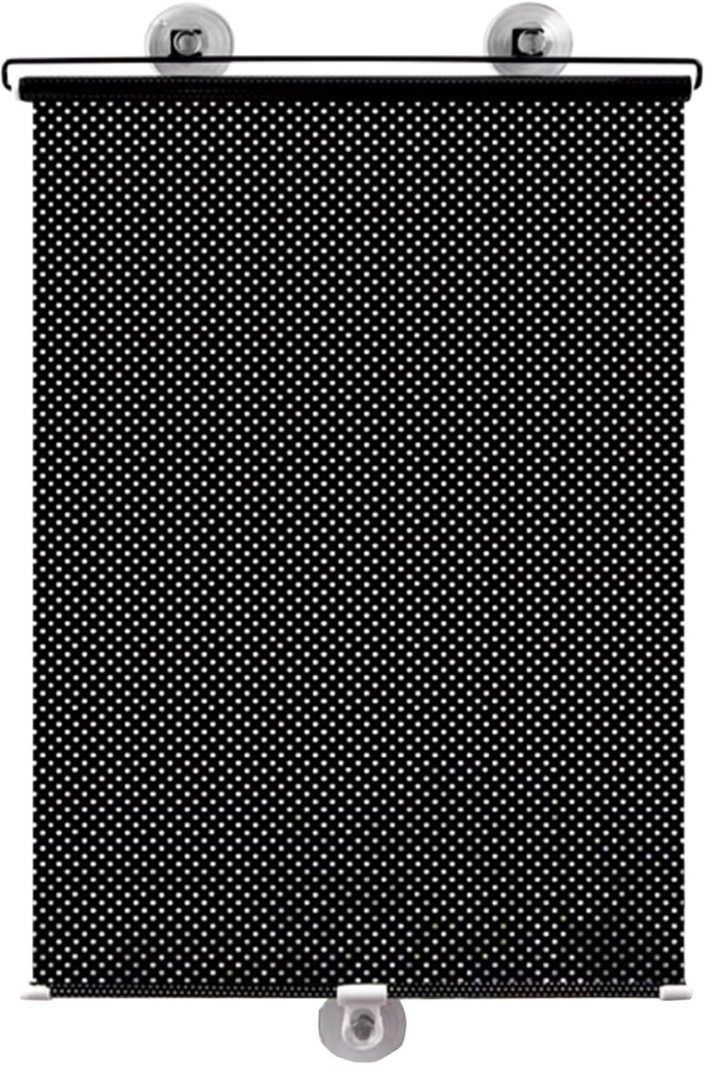 Zuignap Rolgordijnen - Verduisterende Gordijnen - Tijdelijke Zonwering - Installatie Zonder Boren - 50x125 cm - Zwart