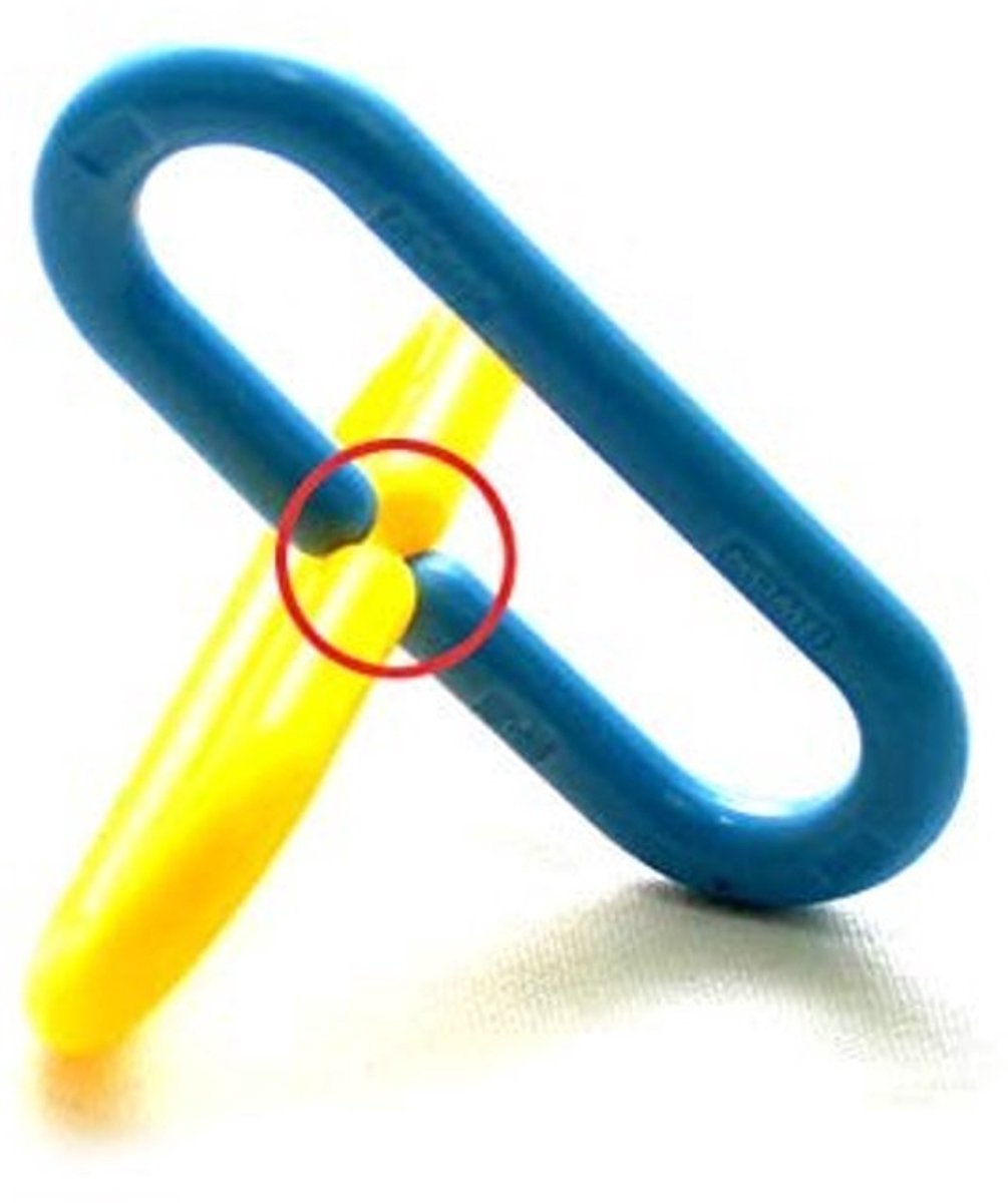 Dailygoody - Kleurrijke Plastic C-Clips - Duurzaam Speelgoed - Meerkleurig - Voor