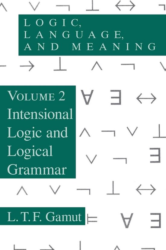 Logic, Language, & Meaning, V 2 (Paper) - cover