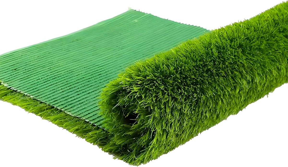 Kunstgrasmat - Kunstgazon Tapijt - Tuin Decoratie - Zijdegras Hoge Dichtheid - 45 cm - Groen
