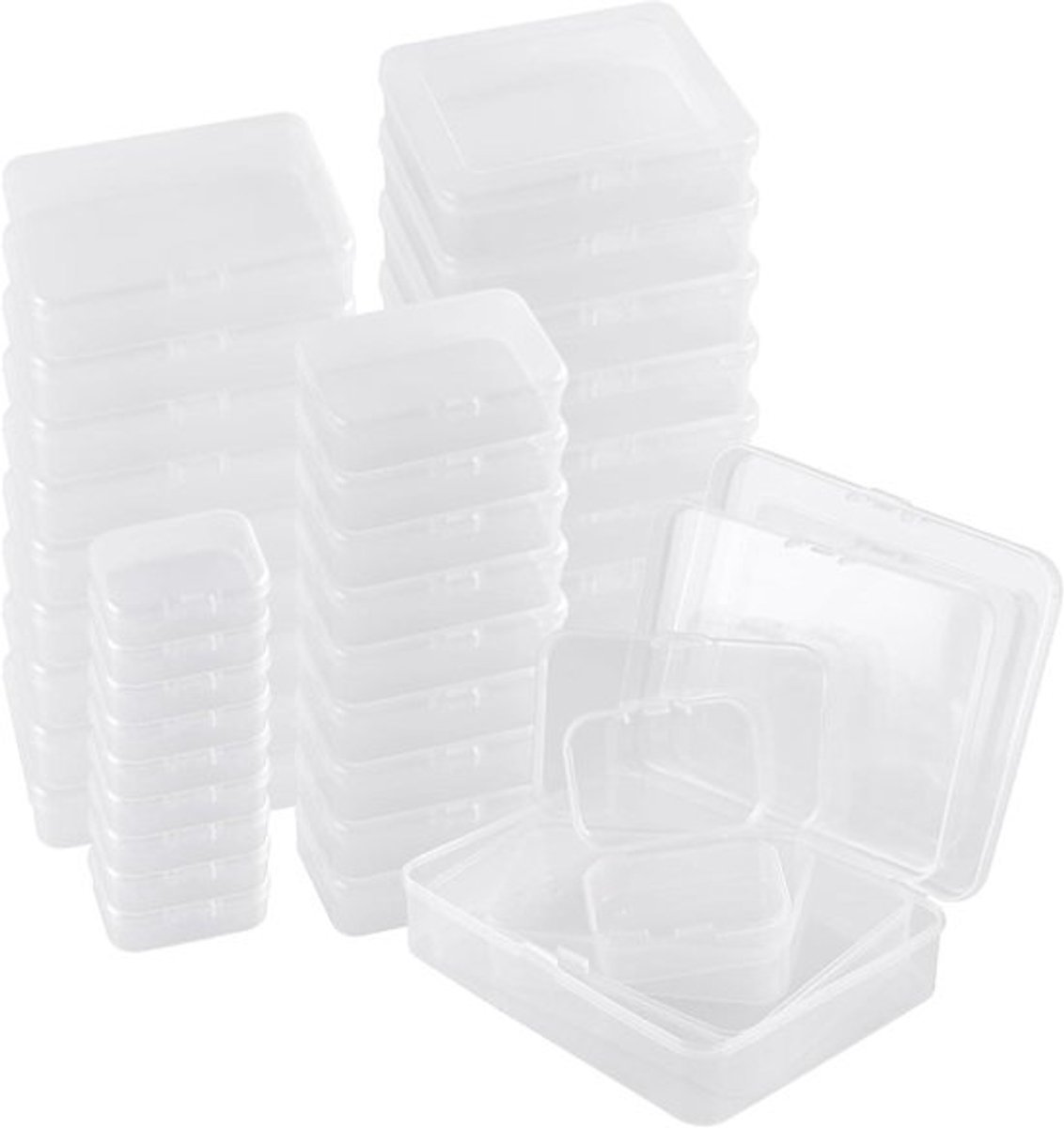 Kleine opbergdozen Inovra Plus set 40 stukken 4 maten