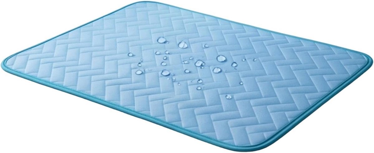 Honden Koelmat - Zomerse Oplossing - Comfort Bieden - IJszijde Technologie - XL 100x70cm - Blauw