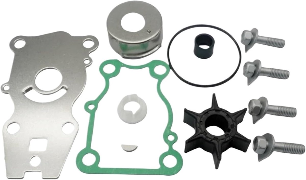 Reparatieset Waterpomp - Impeller Kit Buitenboordmotor - Motor Koelen - Zeewaterbestendig Rubber - 25-40 pk - Niet gespecificeerd