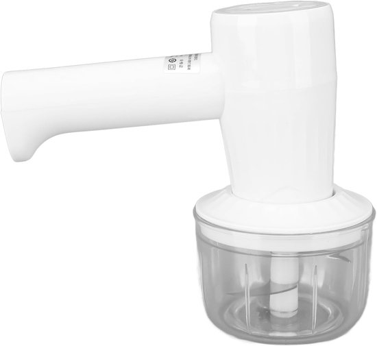 Elektrische Handmixer - Keukenmixer Klopper - Thuis Bakken Koken - Met Hakmolen - 250 ml - Wit — afbeelding 5