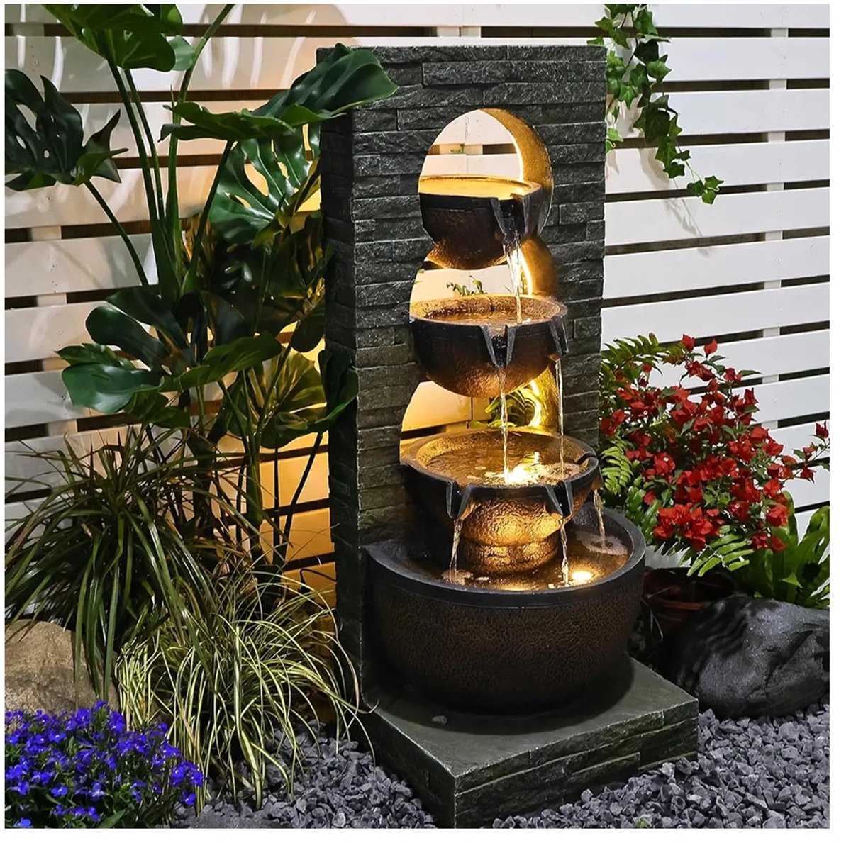 Waterornament Amsterdam - 109cm hoog - Polystone