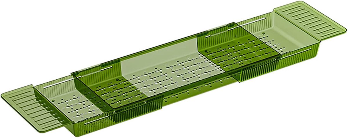 Badkuip Tray - Bad Accessoire - Ontspannen in Bad - Verstelbaar Ontwerp - 56-80 cm - Groen