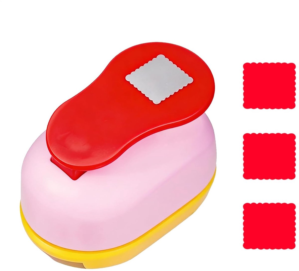 Papieren Gatenmaker - Handwerk Pons - Kaarten Maken - Kinderveilig Ontwerp - 8x5x4 cm - Vierkant