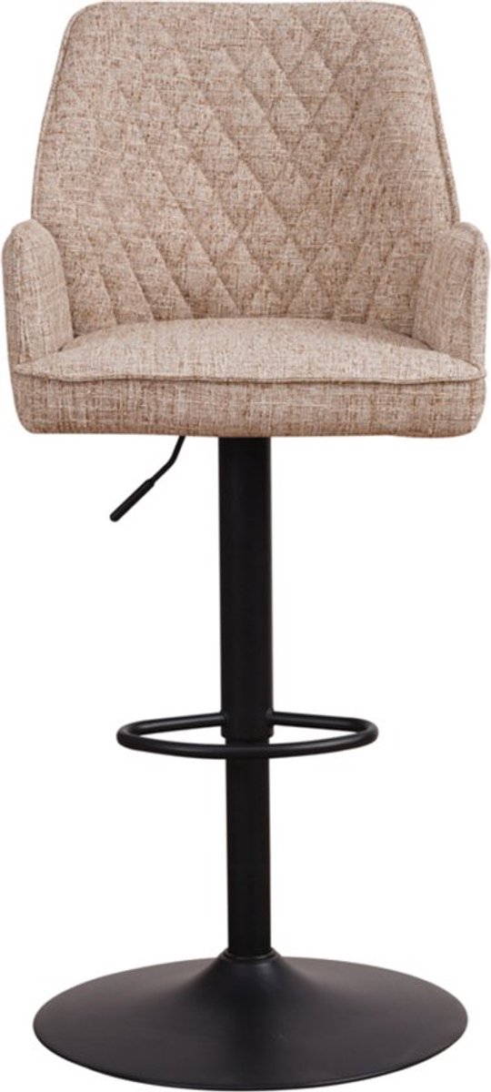 Barkrukken Set Wit - Modern, Voetsteun en Set van 1 - Voor Keuken, Bar, Eetkamer en Woonkamer