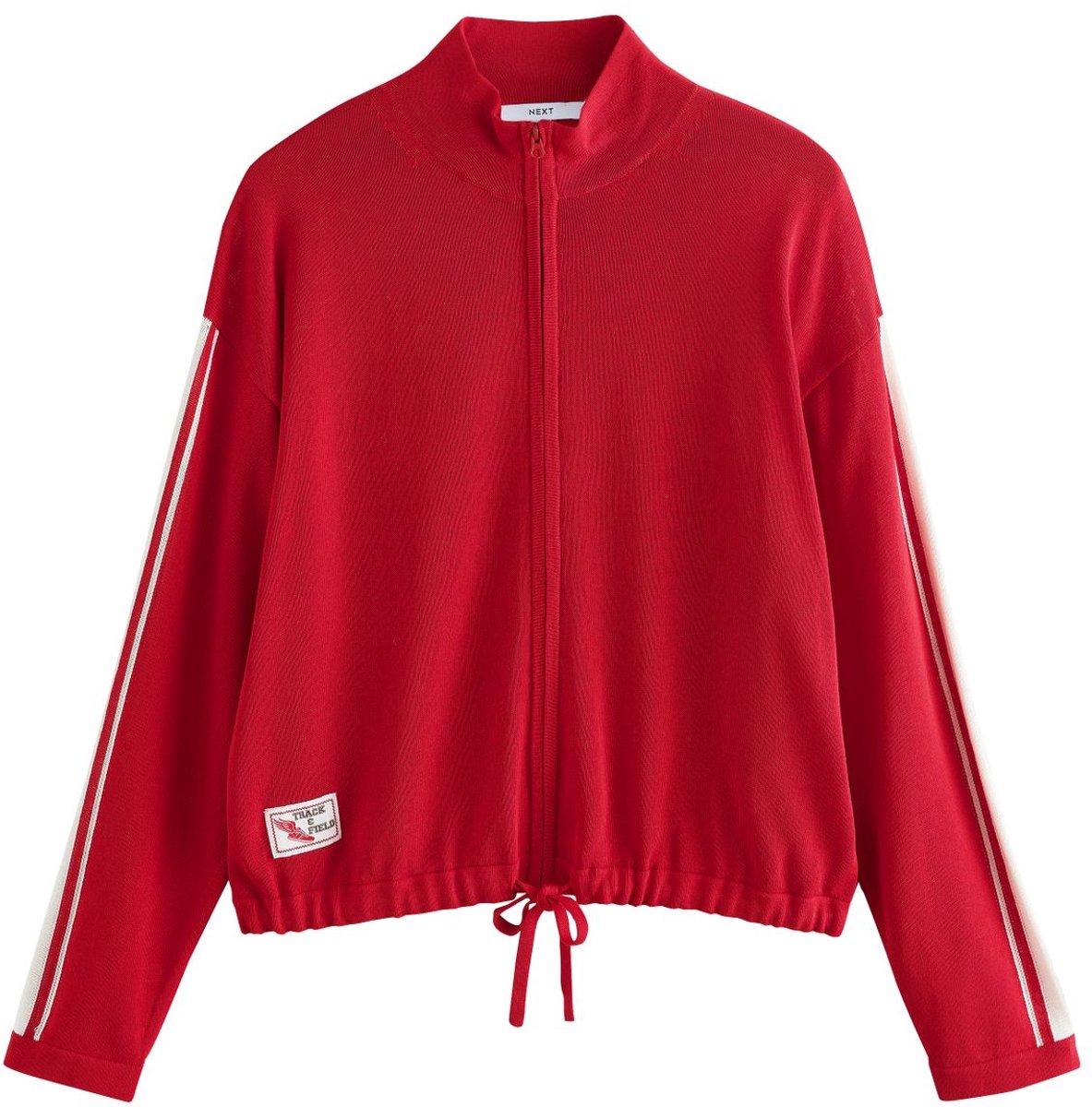 Next - Dames - Lichtgewicht jas met trechterhals en ritssluiting - Rood