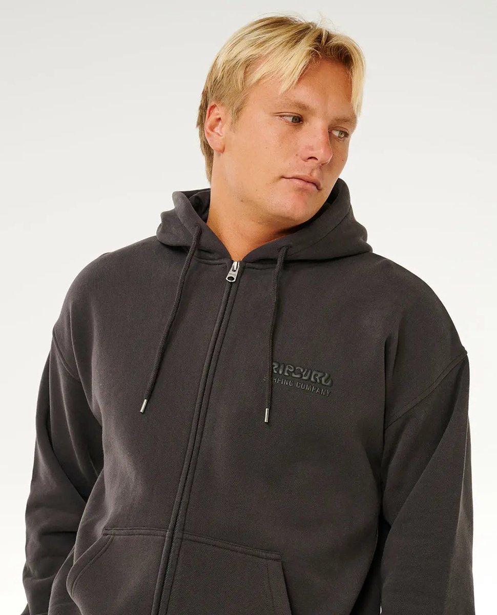 Rip Curl Surf Puff ZIP Thru - Washed Black