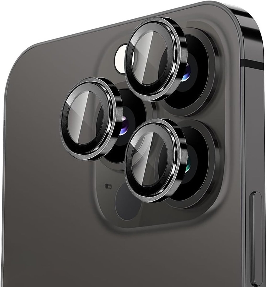 Ultra Dunne Camera Bescherming voor iPhone 15 Pro en Pro Max - 9H Hardheid, Schokbestendig en Krasbestendig Glas, Ideaal voor Veiligheid en Duurzaamheid