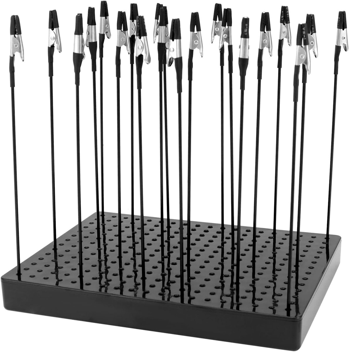 SnelShoppen - Model Painting Tool Stand met 20 Crocodile Clips, Handsfree Modelbouw Tool 20x15cm - Ideaal voor Schilderen en Bouwen van Modellen