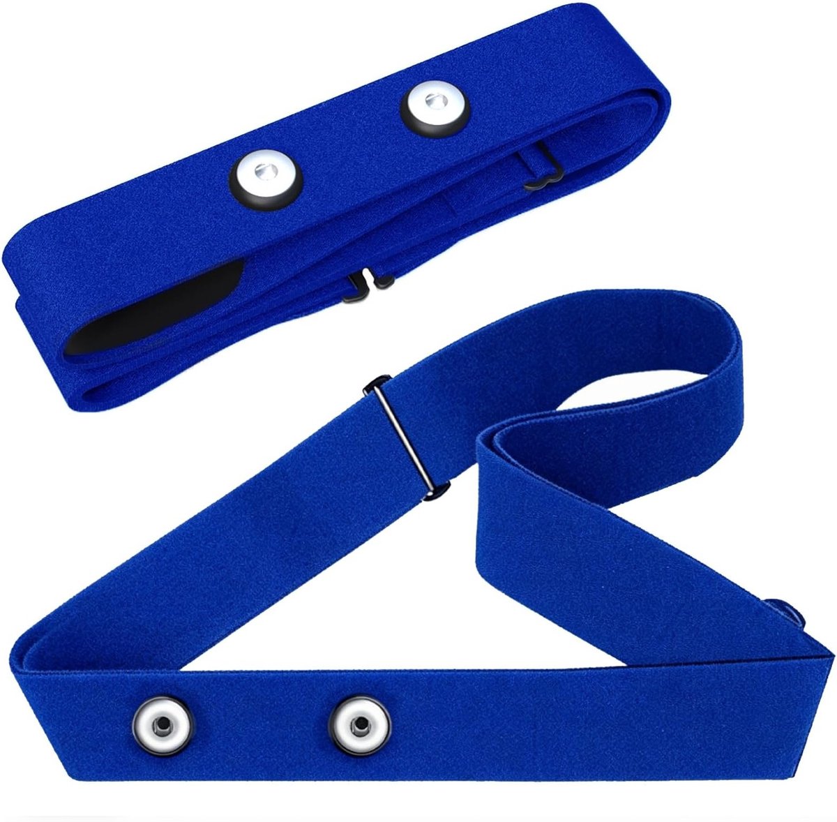 Comfortabele antislip borstband voor hartslagmeting, verstelbaar 70-110 cm, compatibel met Garmin en Polar, ANT+ en Bluetooth ondersteuning