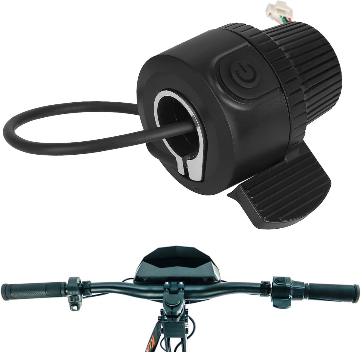 SnelShoppen - Thumb Throttle Lever voor Elektrische Scooter, Versnelling, Vervangonderdeel, ABS PC Plastic, Eenvoudige Installatie, 1 Stuk