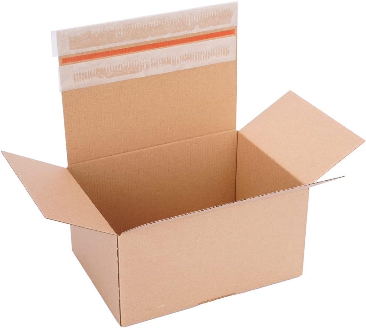 SnelShoppen - Automatische Verpakking Dozen 230x165x115 mm VP 35 Bruin - 40 Stuks Zelfklevende Flap - Verzenddozen voor E-commerce en Verpakking